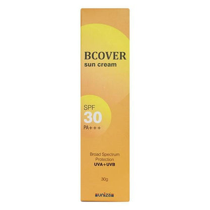 BCOVER SPF 30 PA+++ UVA+UVB SUN Cream 30gm - Global Surgicals