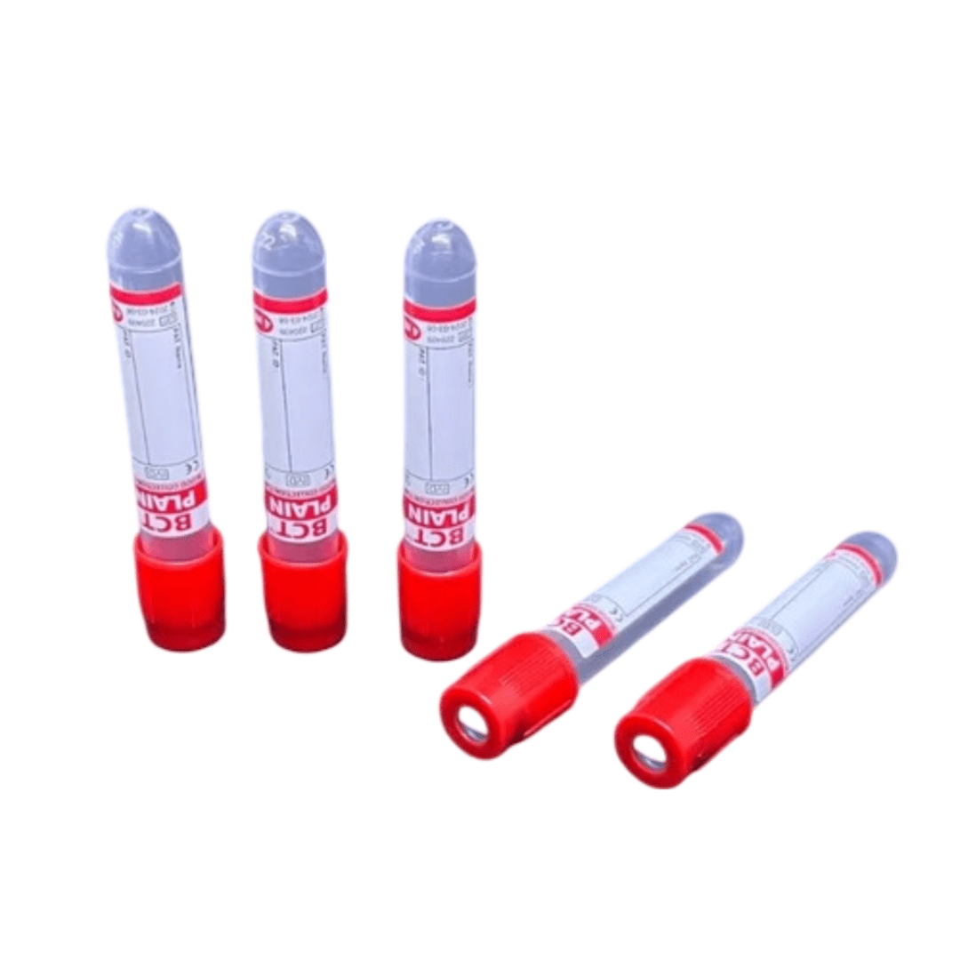 BCT Plain Non Vacuum Blood Collection Tube - Global Surgicals