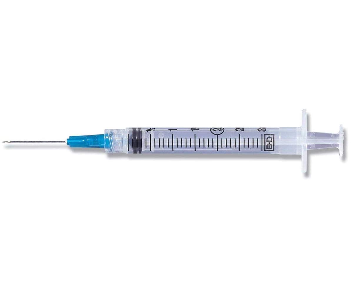 BD Luer - Lok 3mL Syringe with Needle - Global Surgicals