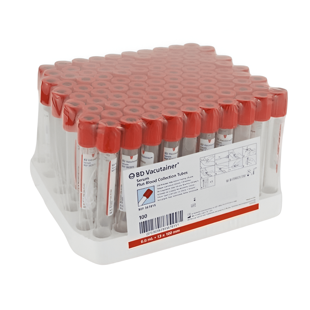 BD Plain Vacutainer Blood Collection Tube - Global Surgicals