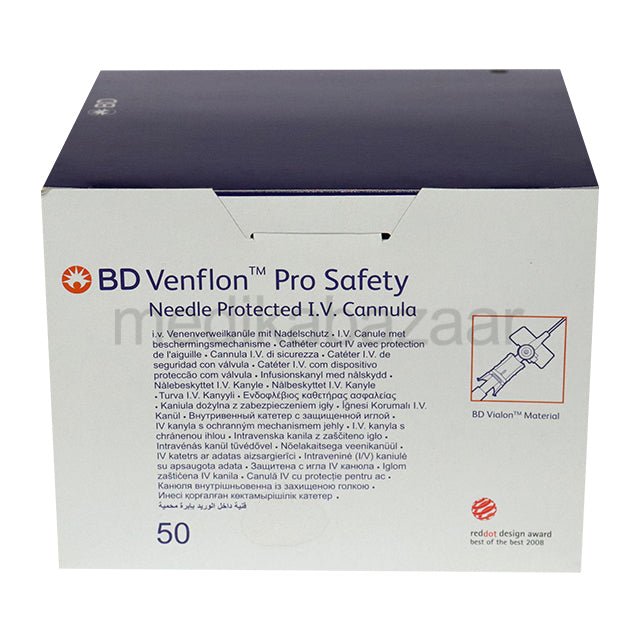 BD Venflon Pro Safety IV Cannula - Global Surgicals