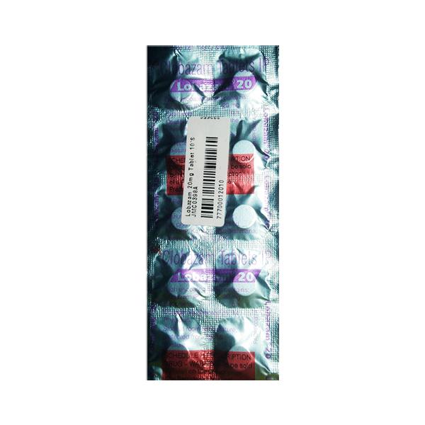 Lobazam 20mg Tablet 10'S