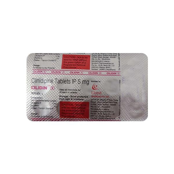 CILIDIN 5 Tablet 15's