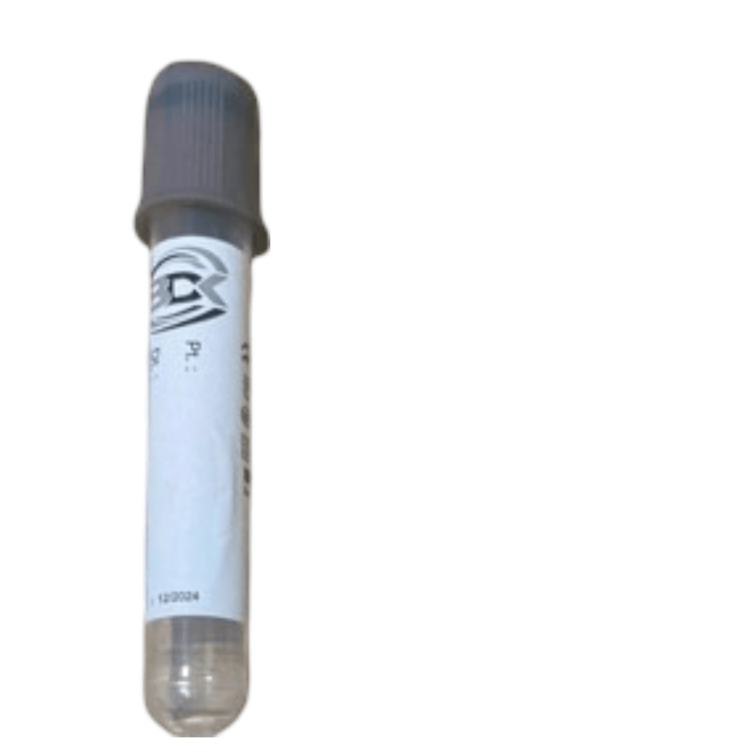 BDK Life Sciences Sodium Fluoride Non Vacuum Blood Collection Tube 2ml - Global Surgicals
