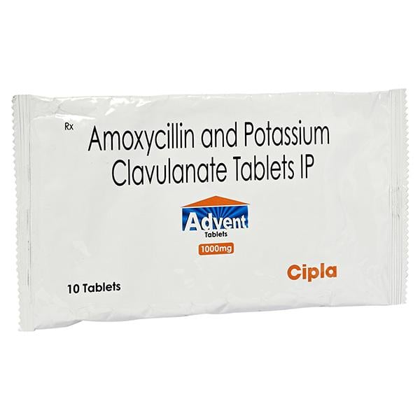 ADVENT 1000mg Tablet 10's