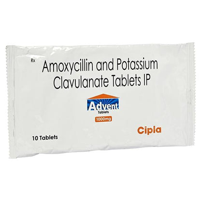 ADVENT 1000mg Tablet 10's