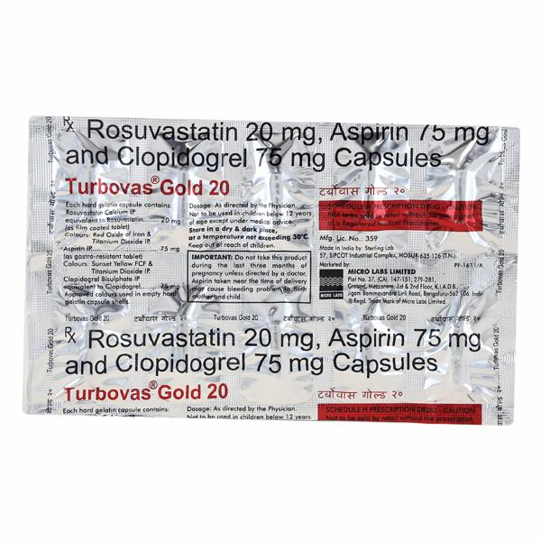 TURBOVAS GOLD 20 Capsule 10's
