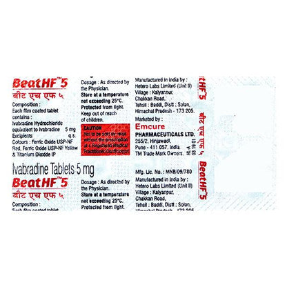 BEAT HF 5 Tablet 10's - Global Surgicals