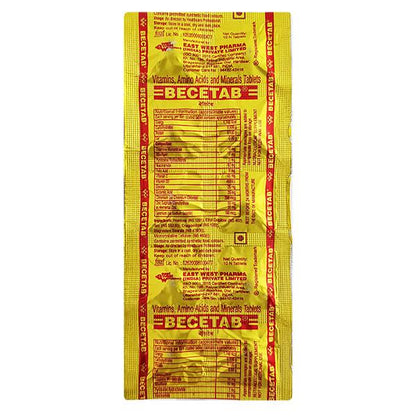 Becetab Tablet 10'S - Global Surgicals