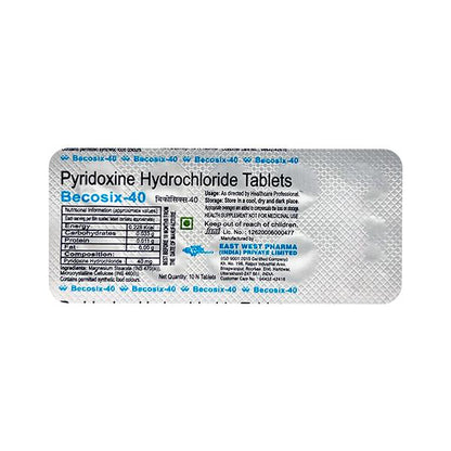 Becosix 40mg Tablet 10'S - Global Surgicals