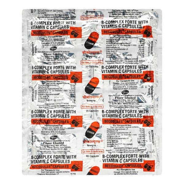 Becosules Capsule 20'S - Global Surgicals