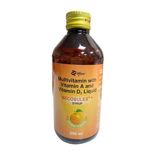 BECOSULES + ORANGE FLAVOUR Syrup 200ml - Global Surgicals