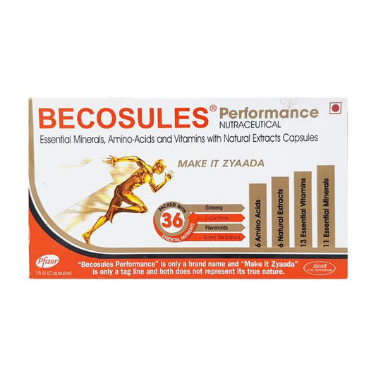 Becosules Performance Capsule 15'S - Global Surgicals