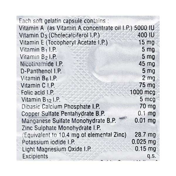 Becosules Plus Capsule 30'S - Global Surgicals