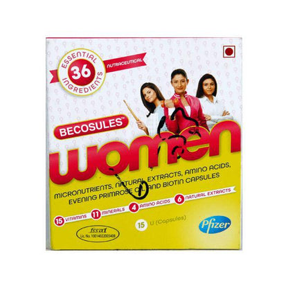 Becosules Women Capsule 15'S - Global Surgicals