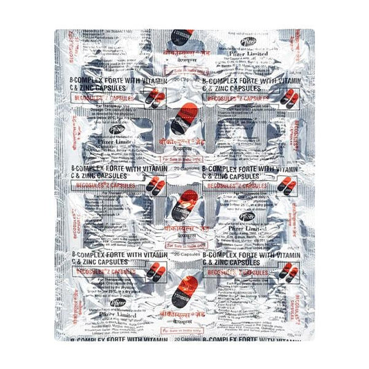 Becosules Z Capsule 20'S - Global Surgicals