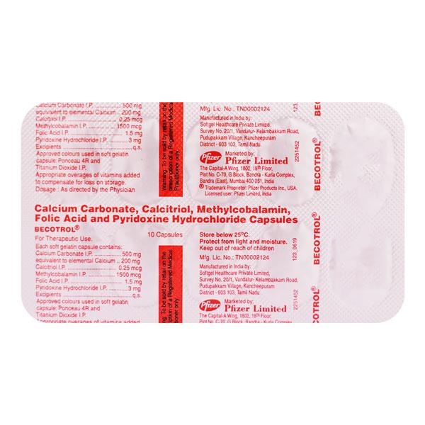 Becotrol Capsule 10'S - Global Surgicals