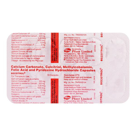 Becotrol Capsule 10'S - Global Surgicals