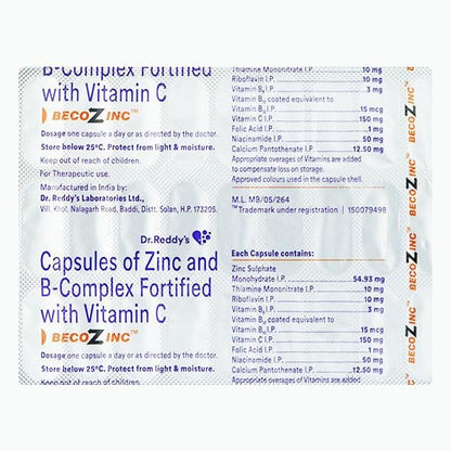 Becozinc Capsule 30'S - Global Surgicals