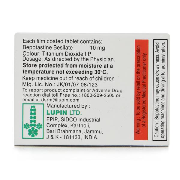 Beipos 10mg Tablet 10'S - Global Surgicals