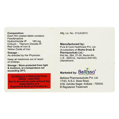BELFEXIN 180 Tablet 10's - Global Surgicals
