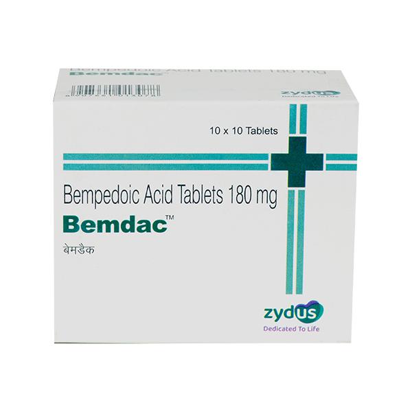BEMDAC 180 Tablet 10's - Global Surgicals