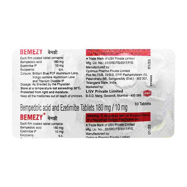 BEMEZY Tablet 10's - Global Surgicals