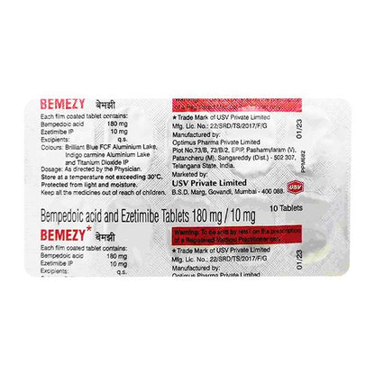 BEMEZY Tablet 10's - Global Surgicals