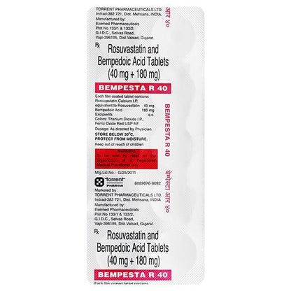 BEMPESTA R 40 Tablet 10's - Global Surgicals