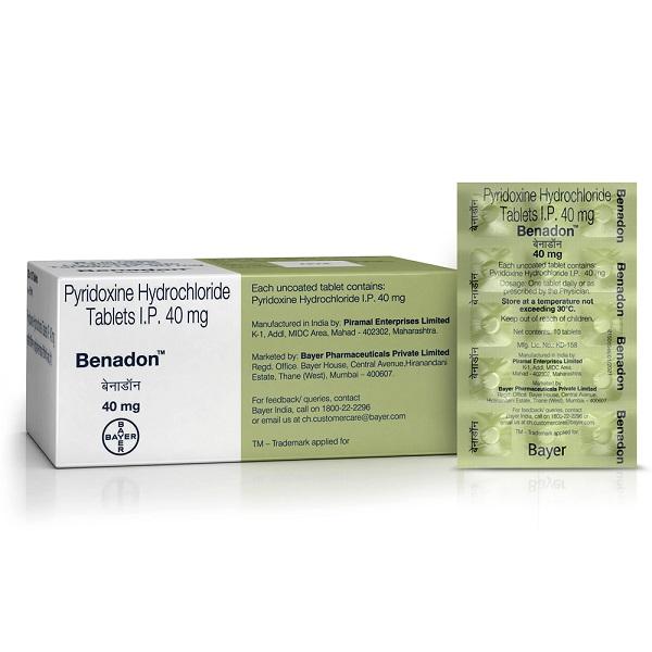 Benadon 40mg Tablet 10's - Global Surgicals