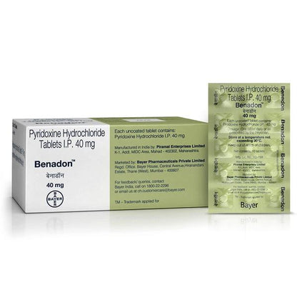 Benadon 40mg Tablet 10's - Global Surgicals