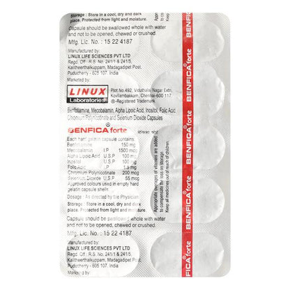 BENFICA FORTE Capsule 10's - Global Surgicals