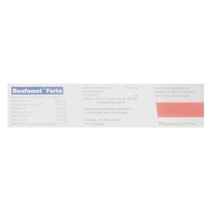 Benfomet Forte Tablet 10'S - Global Surgicals