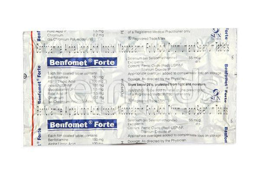 Benfomet Forte Tablet 10'S - Global Surgicals