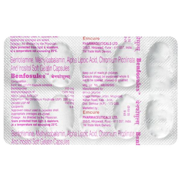 Benfosules Capsule 10'S - Global Surgicals