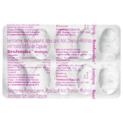 Benfosules Capsule 10'S - Global Surgicals