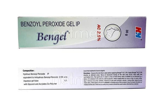 Bengel AC 2.5% Gel 30gm - Global Surgicals