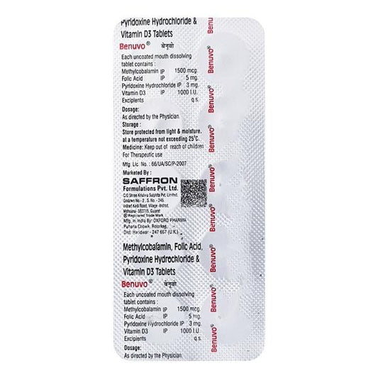 Benuvo Tablet 10'S - Global Surgicals