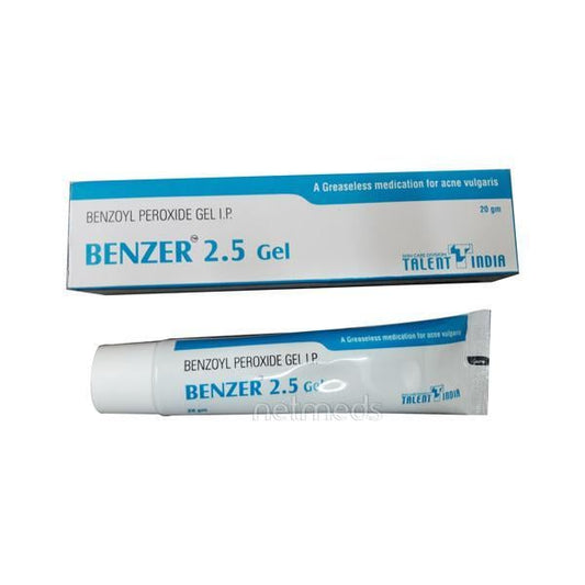 Benzer 2.5% Gel 20gm - Global Surgicals