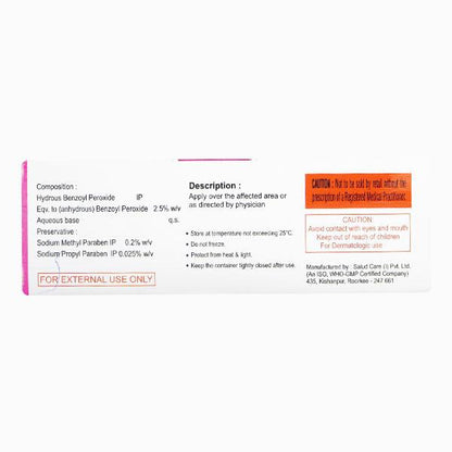 BENZONAK 2.5% Lotion 50ml - Global Surgicals