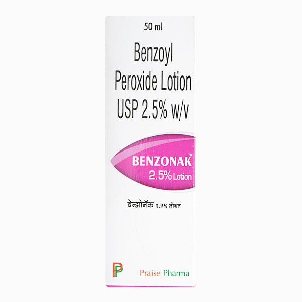 BENZONAK 2.5% Lotion 50ml - Global Surgicals