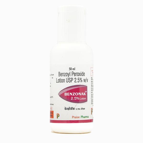 BENZONAK 2.5% Lotion 50ml - Global Surgicals