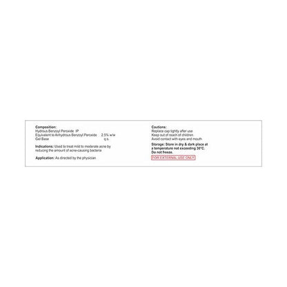 BENZOYL PEROXIDE (NANZ) Gel 20gm - Global Surgicals