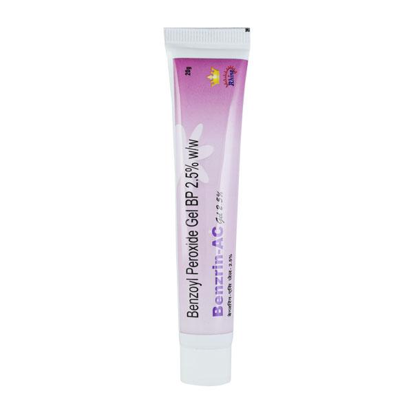 BENZRIN AC 2.5% Gel(topical) 20gm - Global Surgicals