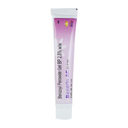 BENZRIN AC 2.5% Gel(topical) 20gm - Global Surgicals
