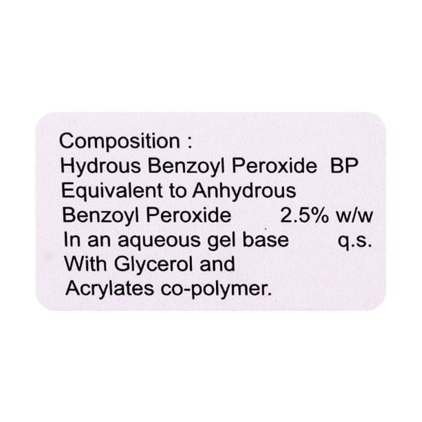 BENZRIN AC 2.5% Gel(topical) 20gm - Global Surgicals