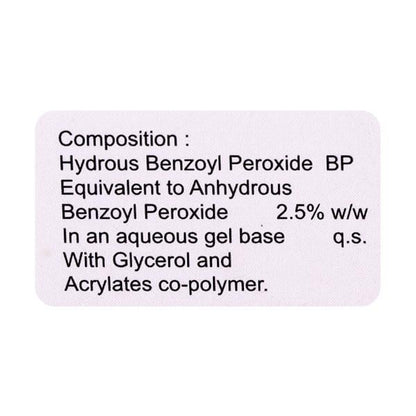 BENZRIN AC 2.5% Gel(topical) 20gm - Global Surgicals