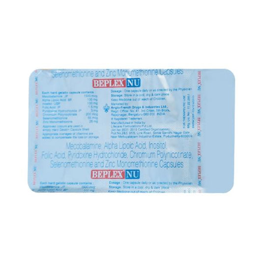 Beplex Nu Capsule 10's - Global Surgicals