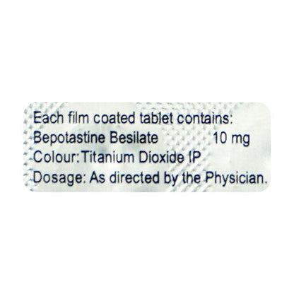 Bepozal Tablet 10's - Global Surgicals