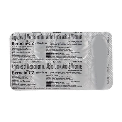 Berocin CZ Capsule 10'S - Global Surgicals